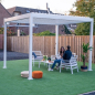 Preview: MIRADOR Pergola Weiss 300x360x250cm